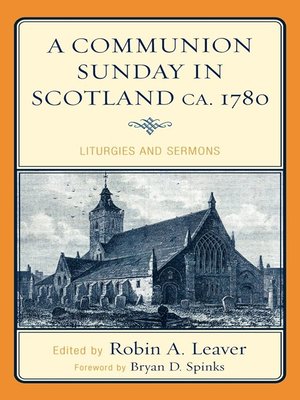 cover image of A Communion Sunday in Scotland ca. 1780